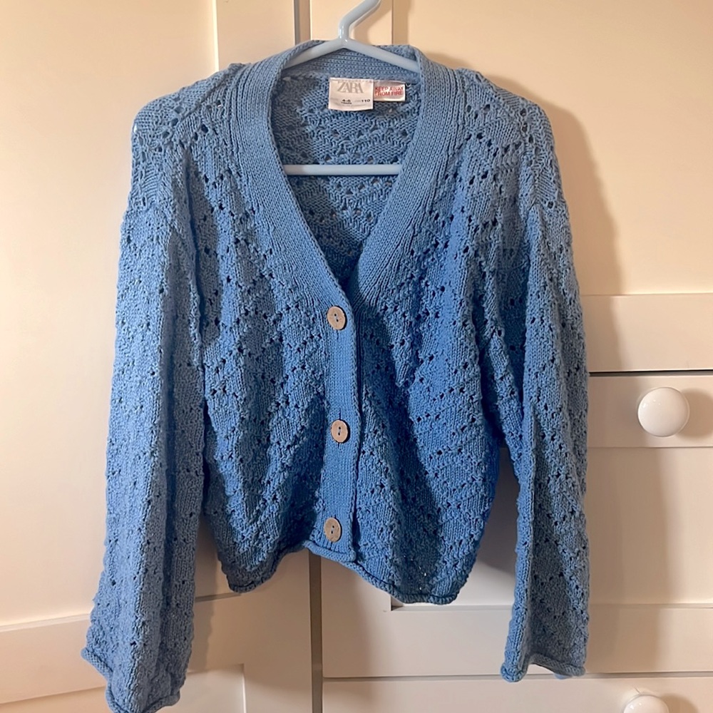 Zara Girls Knit Cadigan Size 4/5